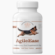 EQ K9 AgileEase Hip & Joint Supplement for Dogs | 60 Tasty Tablets | Advanced Formula with Glucosamine, MSM & Green Lipped Mussel | Relieves Arthritis