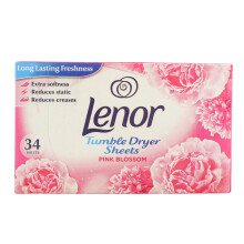 Lenor Tumble Dryer Sheets Sparkling 34's