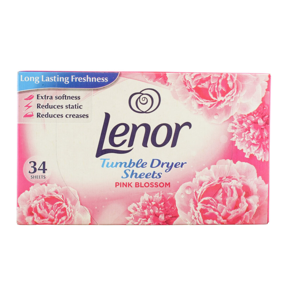 Lenor Tumble Dryer Sheets Sparkling 34's