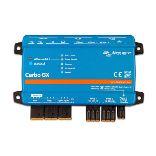 Victron Energy Cerbo MK2 GX communications centre wifi bluetooth full system control 1
