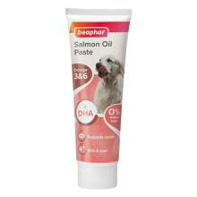 Beaphar | Salmon Oil Paste for Dogs | Promotes Glossy Coat | Supports Vision & Overall Health | Contains Omega 3 & 6 | For Dogs of All Ages | 100g