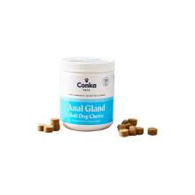 Conka Anal Gland Support Dog Chews: Digestive Health, Reduces Scooting & Discomfort, Natural Fibre, 100% Natural & Grain Free, (Peanut Butter