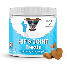 NutriPaw Joint & Hip Treats For Dogs - Stiffness, Strength, Mobility & Flexibility - Joint Supplement With Glucosamine, MSM, Chondroitin, Algae &