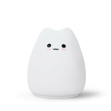 (Cute Cat) LED Night Light Lamp Cute Silicone Cat 7Color Change Kids Room