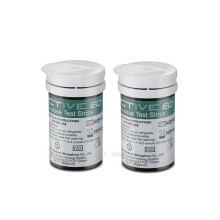 50x Exactive EQ Blood Glucose Test Strips Codefree + 50x Daily Use