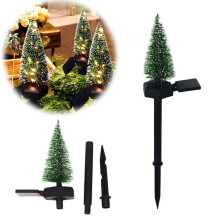 Solar Christmas Tree Path LED Lights Outdoor Yard Outside Garden Xmas Decoration