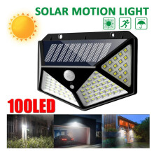 Solar Power 100 LED Light PIR Motion Sensor Outdoor Security Lamp Wall Garden