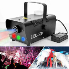 RGB LED Fog Machine Smoke Machine 500W Disco Halloween Xmas Party Stage & Remote