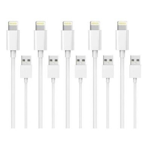 5 Pack 1M Lightning Charger iPhone 14/13/12/11/ Xs/Max/X/8/7/6
