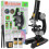 Kids Microscope Set Kit with Light and 100x, 200x, 450x Magnification 1