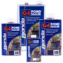 (5kg, Black) G4 POND PAINT SEALER CONCRETE SEAL WATERPROOF PAINT SEALANT GARDEN KOI FISH BOND