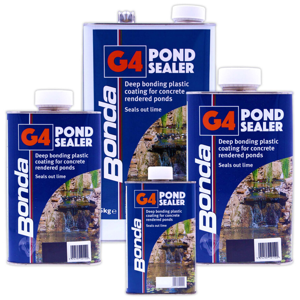 (2.5kg, Clear) G4 POND PAINT SEALER CONCRETE SEAL WATERPROOF PAINT SEALANT GARDEN KOI FISH BOND