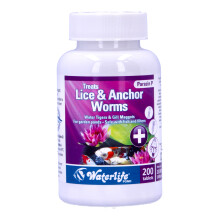 Waterlife Parazin P Parasite Pond Treatment - 200 Tablets, Treats Fish Lice, Anchor Worms & Gill Maggots (Up to 22,500 L)