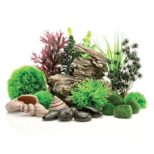 (biOrb Decor Set Rock valley) BIORB EASY DECOR KITS 15L 30L RED GREEN PINK COLLECTIONS DEAL AQUARIUM FISH Oase