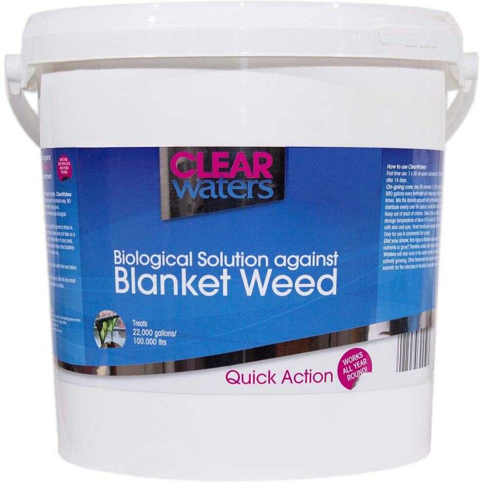 Nishikoi Clearwaters Blanket Weed Treatment For Ponds 10L Bucket