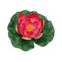 (Orange) Oase Pontec PondoLily Floating Lily Pad Flower Decoration Pond Fish Koi Garden