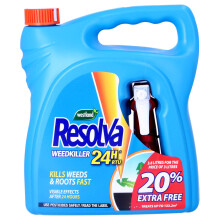 Resolva 24H 3L Weedkiller +20% Extra Free Weed Killer Garden Driveway 24 hour