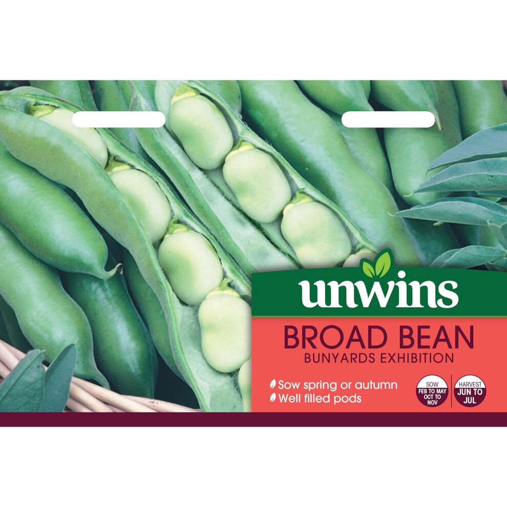 Unwins Broad Bean Bunyards Exhibition