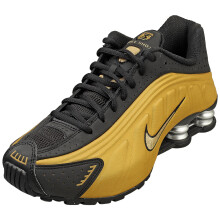 (36.5) Nike Shox R4 Damen - Schwarz Gold