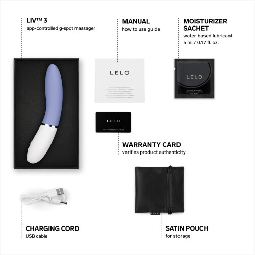 LELO LELO - LIV 3 STIMULATEUR DE POINT G BLEU 1