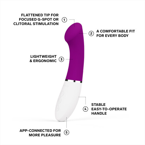 LELO LELO Gigi 3 App Controlled G-Spot Vibrator Deep Rose 2