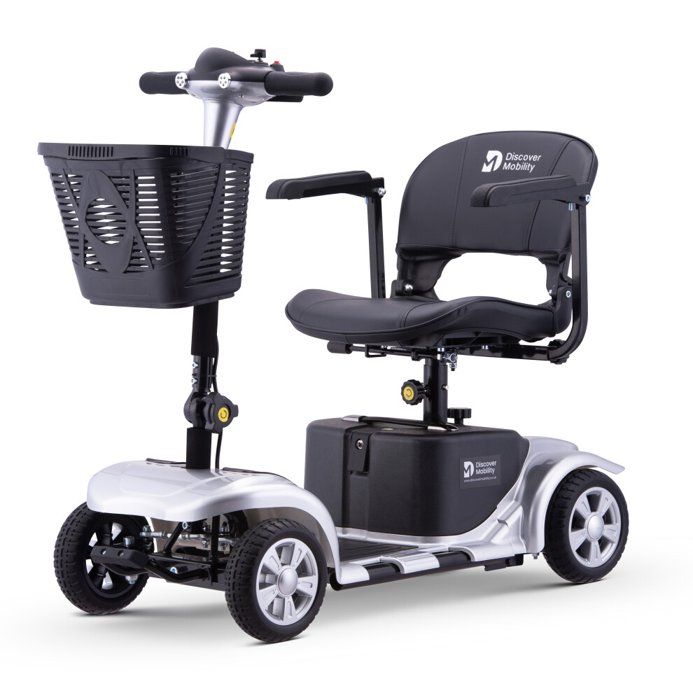 (Silver) Discover Mobility Rider 4mph Mobility Scooter