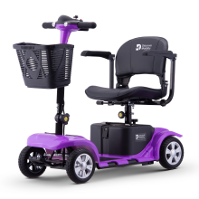 (Purple) Discover Mobility Rider 4mph Mobility Scooter