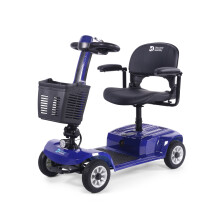 (Blue) Discover Mobility Glide 4mph Mobility Scooter