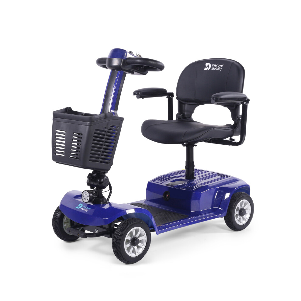 (Blue) Discover Mobility Glide 4mph Mobility Scooter