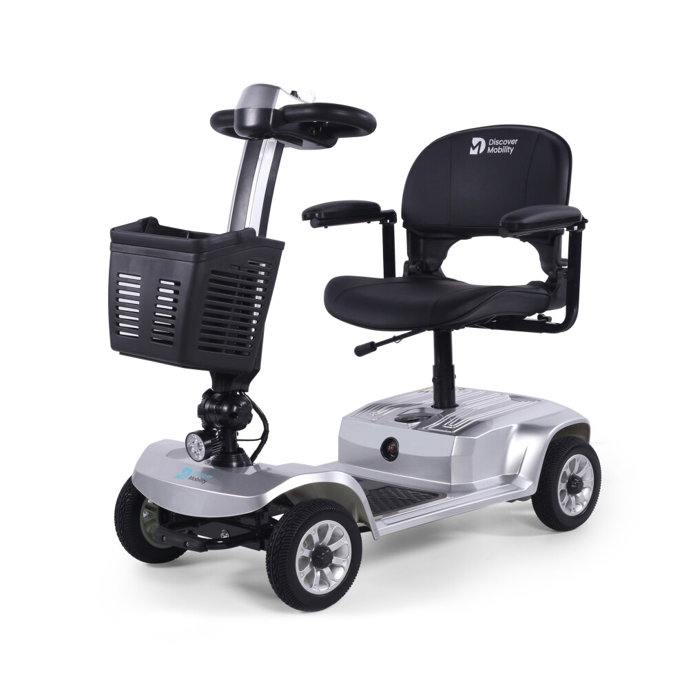 (Silver) Discover Mobility Glide 4mph Mobility Scooter