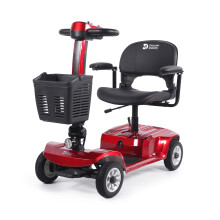 (Red) Discover Mobility Glide 4mph Mobility Scooter