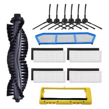 Ersatzteil-Set für iLife A40/A4S/Polaris PVCR 0826-0726W & Amibot – Walzenbürste, Walzenabdeckung, Primärfiltersieb, Seitenbürsten, Filter