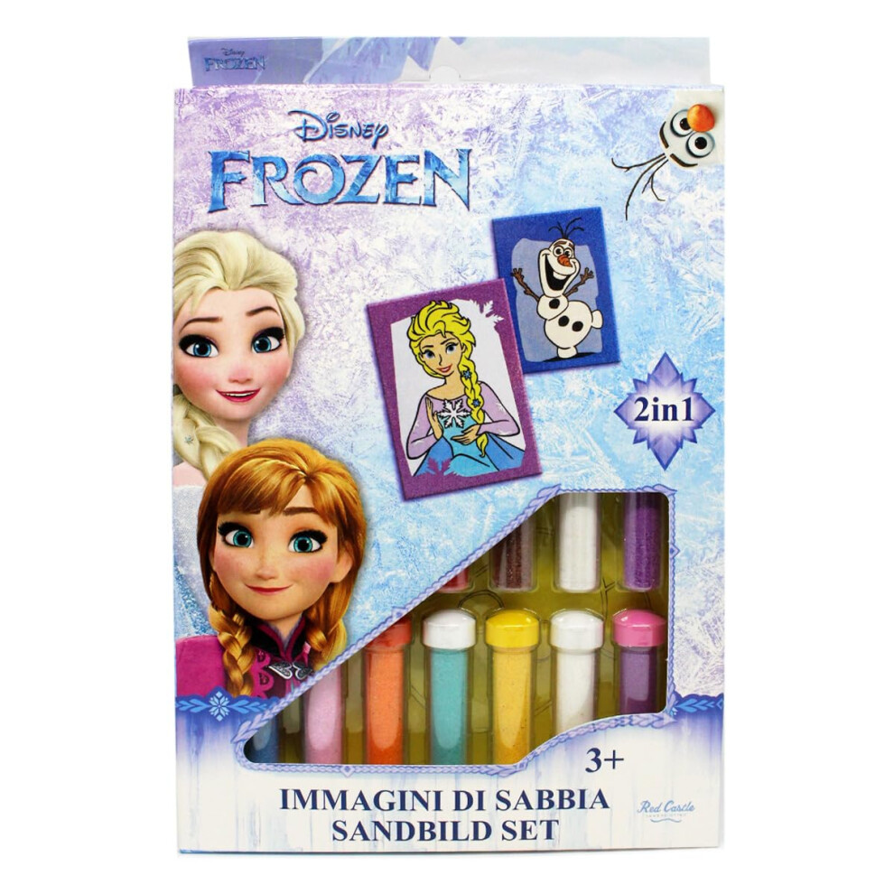 Promo-Dis Disney Frozen Anna And Olaf The Snowman Sand Picture Set DIY From 3 Years