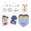 Janod Janod - 5 Bracelets to Create - Les Ateliers Bijoux - Children's Creative Leisure Kit - Fine motor skills and concentration - From 8 years - 8