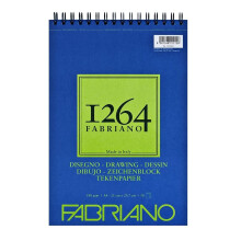 Bloc Espiral de Papel para Dibujo A4 - 50 hojas, 180 g/m² - 1264