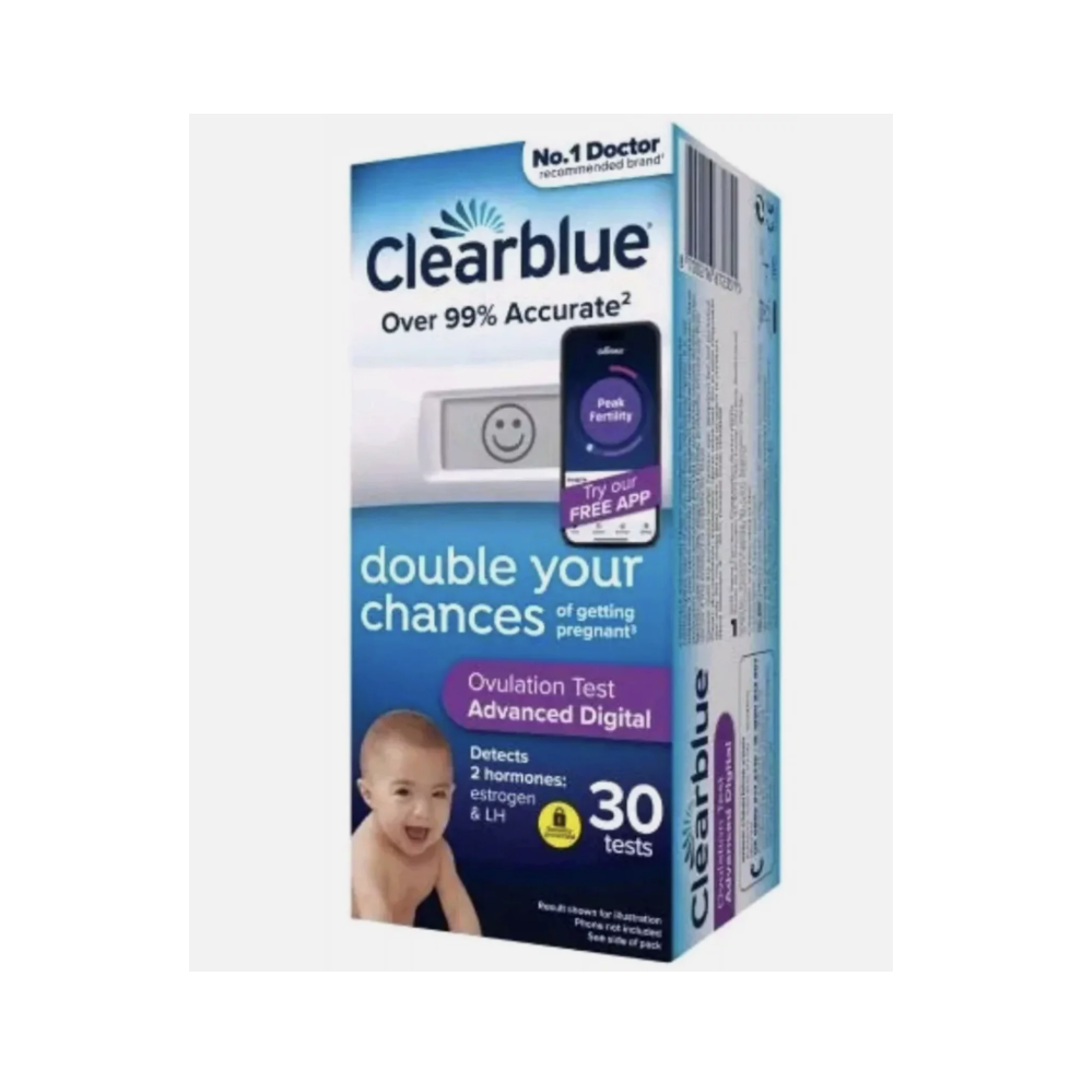 Clearblue 99% Advanced Digital Ovulation Tests, Double Your Chances, 30 Tests - Image 10