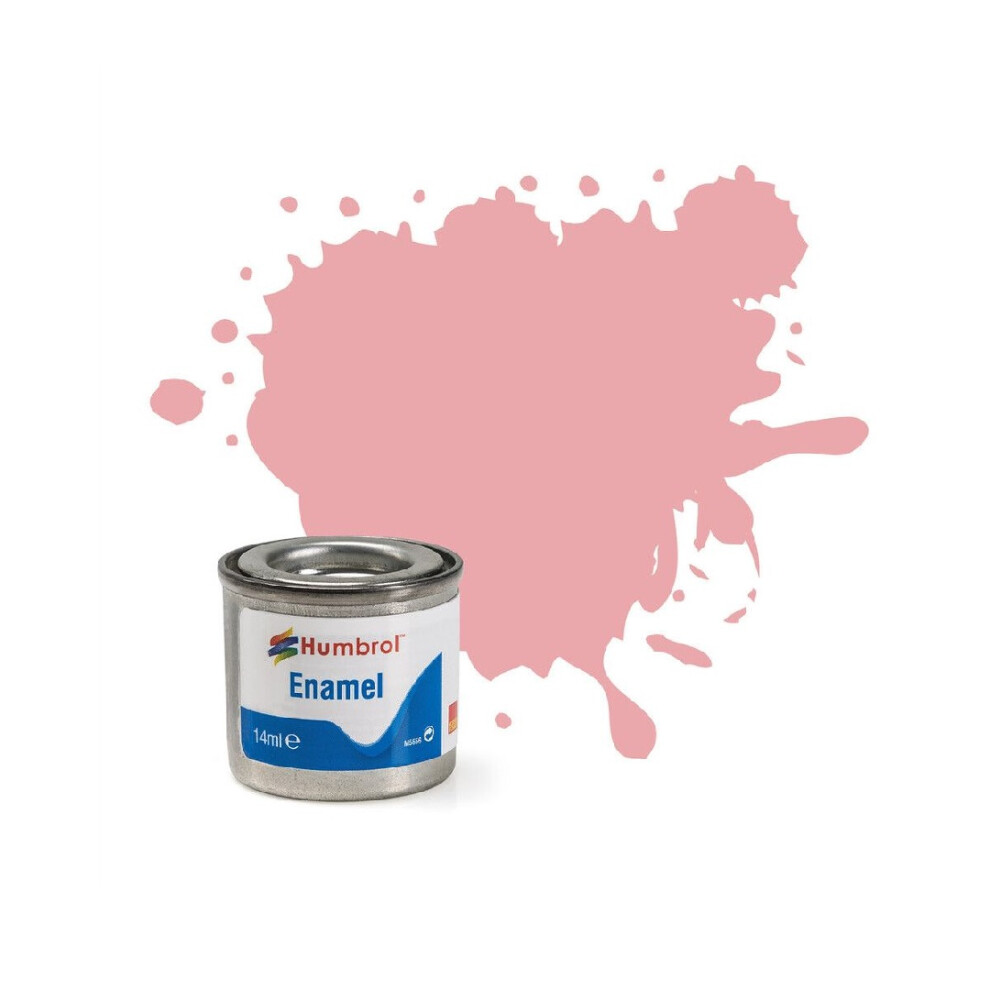 Humbrol Enamel Model Paint N0 57 Matt Pastel Pink 14Ml Tin