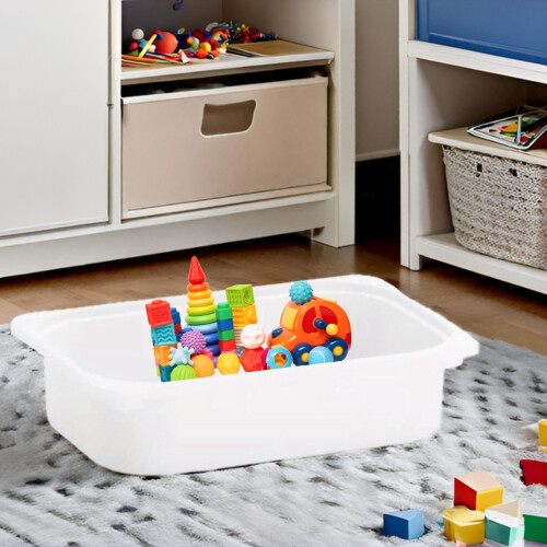 Plastic TROFAST Toy Storage Box, Multi-Purpose Storage Unit, Stackable Toys Bins 2
