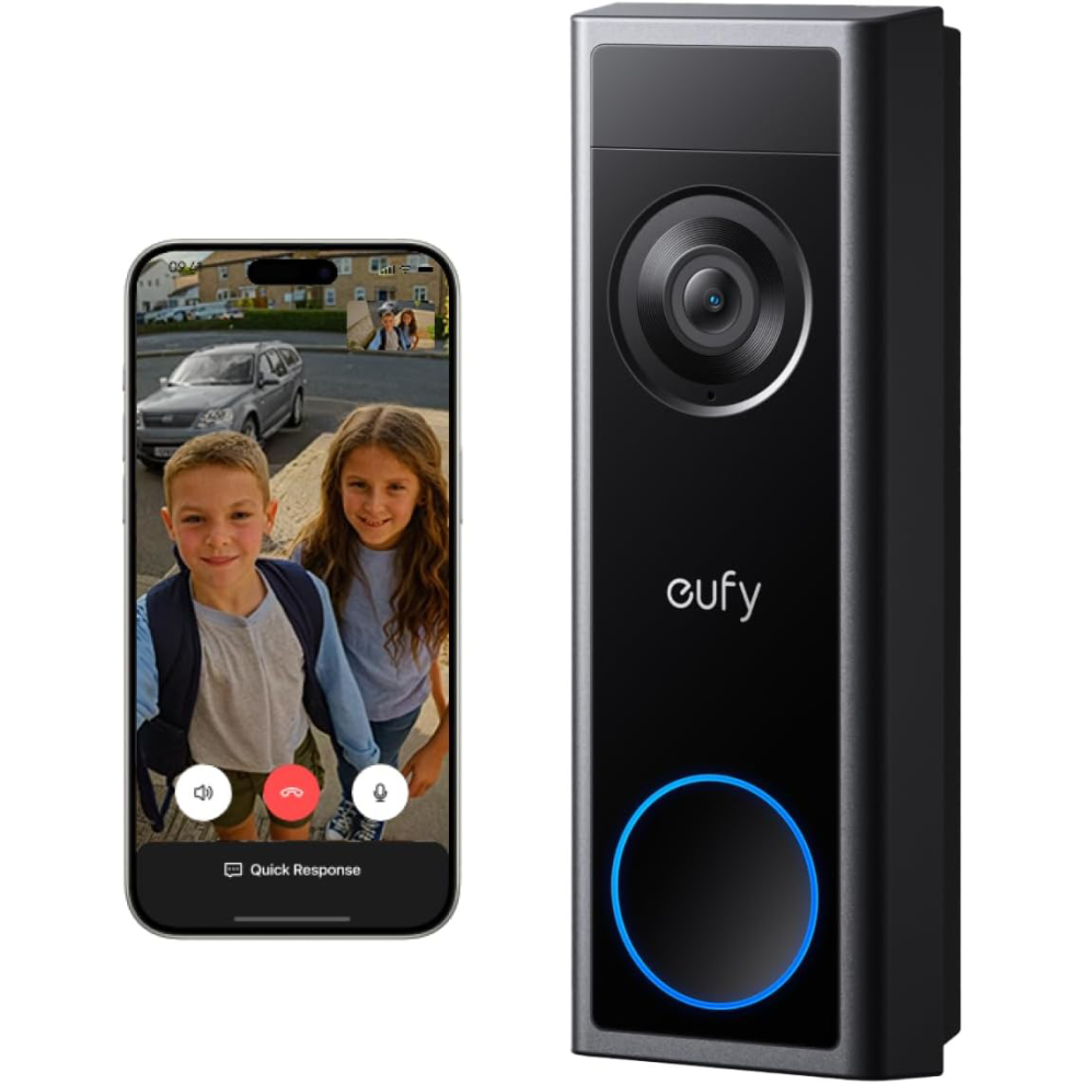 Eufy 2k C31Video Doorbell with 32gb SD Card (Battery & Wired)