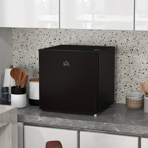 Homcom HOMCOM 35L Tabletop Freezer with Adjustable Temperature Wire Shelf Black 1
