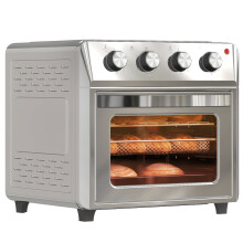 HOMCOM 24L Air Fryer Oven, 1600W - Compact Electric Oven for 12-inch Pizza & 1.5kg Chicken; 360-degree Air, 7 Modes, ERP, 800-203V70SR
