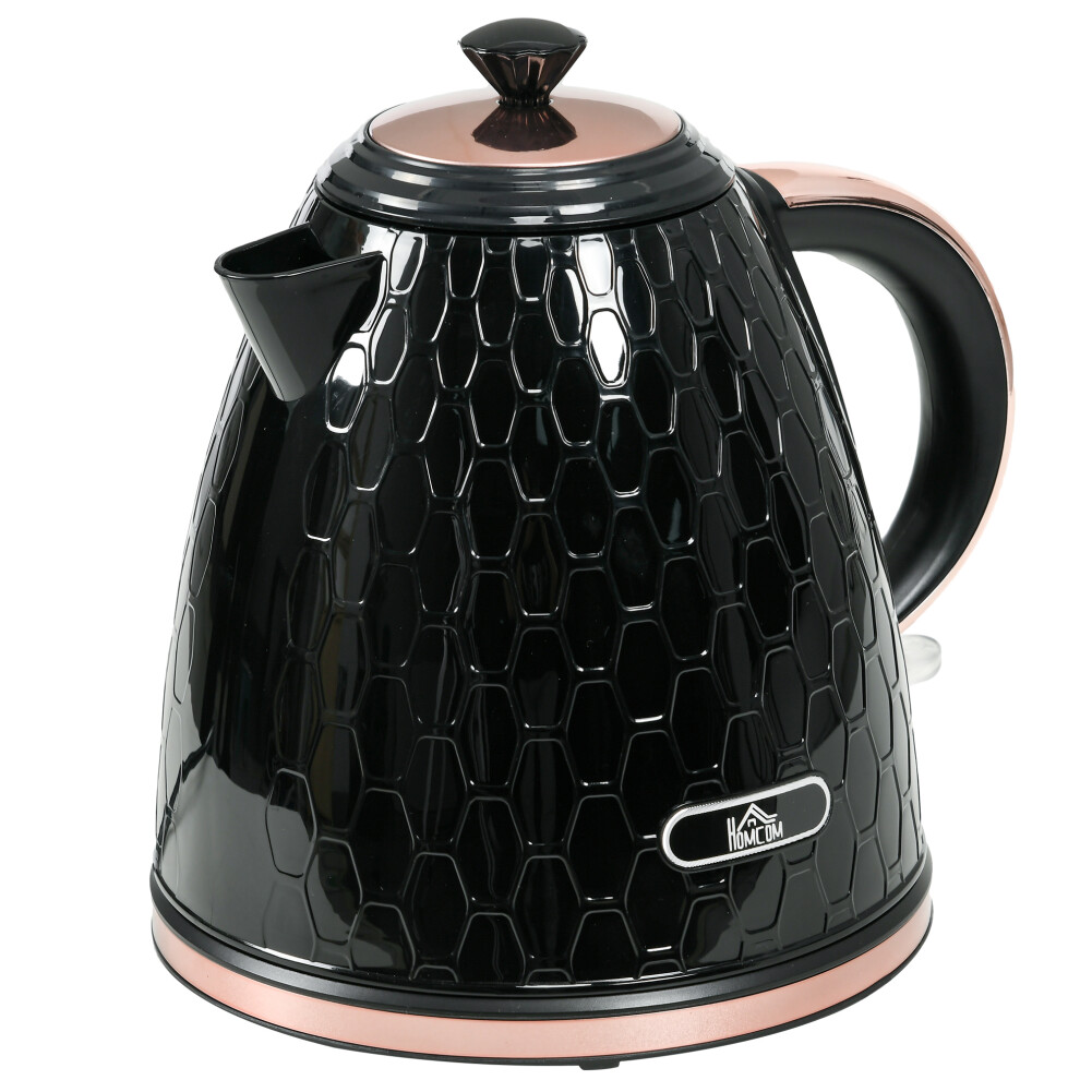 Homcom Electric Kettle, Fast Boil, 1.7L, 3Kw, Swivel, Auto Shut-Off, Black - Image 6
