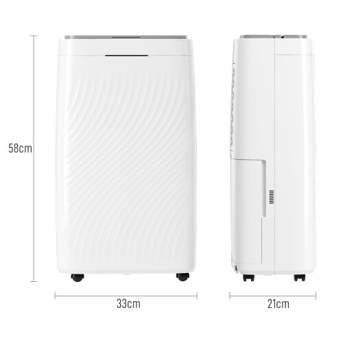 Homcom HOMCOM 16L Dehumidifier with Filter, 5.5L Water Tank, Auto Defrost, Timer 2