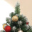 Homcom HOMCOM 6ft Artificial Pine Christmas Tree with Pinecones, Steel Base 9