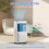 Homcom HOMCOM 16L Dehumidifier with Filter, 5.5L Water Tank, Auto Defrost, Timer 5