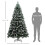 Homcom HOMCOM 7ft Artificial Pine Christmas Tree with Pinecones, Steel Base 3