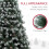 Homcom HOMCOM 7ft Artificial Pine Christmas Tree with Pinecones, Steel Base 6
