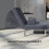 Homcom HOMCOM Single Folding 5 Position Convertible Sleeper Chair Charcoal Grey 5