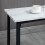 Homcom HOMCOM 3 Piece Bar Table Set for 2 with Stools Steel Frame Footrest White 8