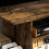 Homcom HOMCOM Modern TV Cabinet Stand Storage Shelves Table Mobile Rustic Brown 8